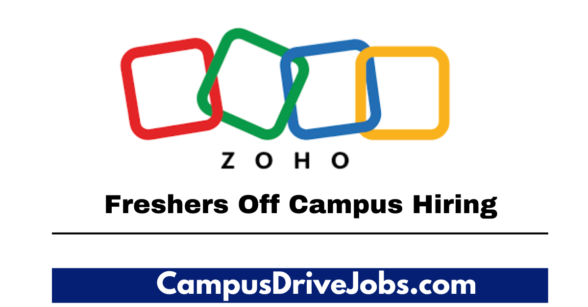 Zoho Off Campus Drive